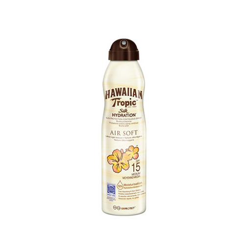 Hawaiian Tropic Silk Hydration Air Soft Continuous Spray Spf15 177 ml