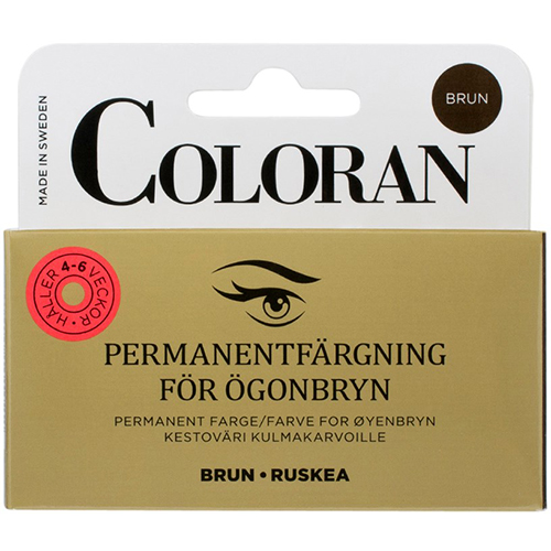 Coloran Permanentfärgning för Ögonbryn Brun