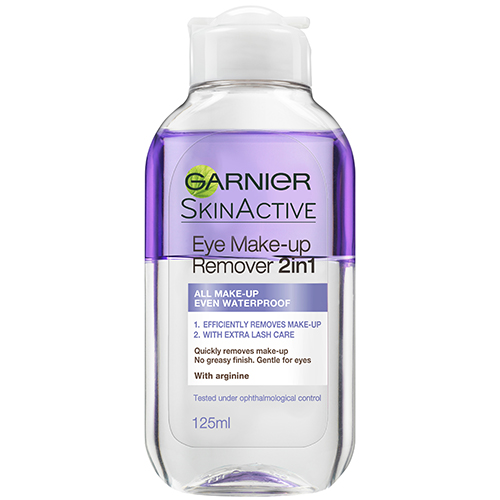 Garnier Skin Active Face Eye Make-up Remover 2 in1 125 ml