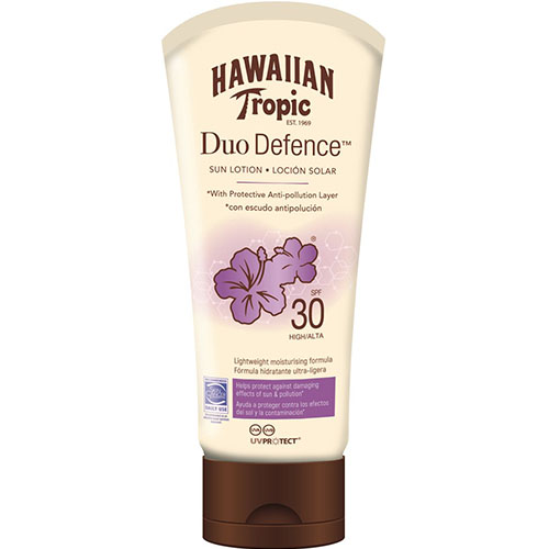 Hawaiian Tropic Duo Defence Sun Lotion Spf30 180 ml