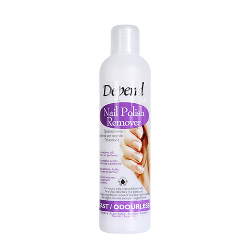 Depend Nail Polish Remover Snabb Doftfri Lila 250 ml