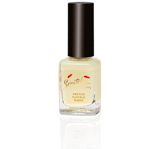 Scratch Nails Lack French Manicure Natural White 202 12 ml