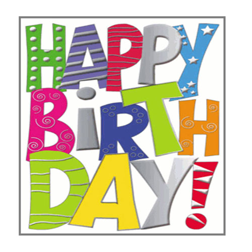 Pictura Hälsningskort Grattis Happy Birthday