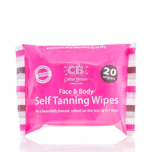 Cocoa Brown Self Tanning Wipes 20 pcs