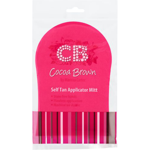 Cocoa Brown Pink Tanning Mitt