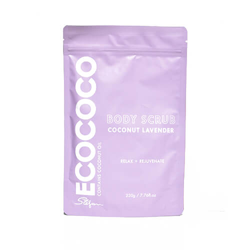Ecococo Coconut/LAVENDER Body Scrub 220g