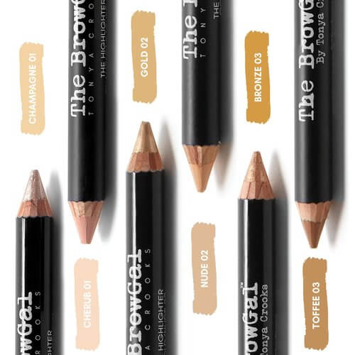 The BrowGal Highlighter And Concealer Duo Pencil Gold Nude 02 6g