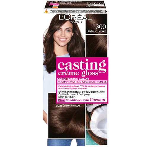 Loreal Paris Casting Creme Gloss Darkest Brown 300 160 ml