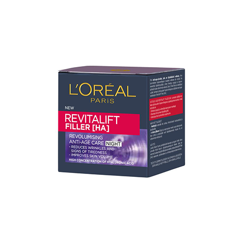 Loreal Paris Skin Expert Revitalift Filler Night Creme 50 ml