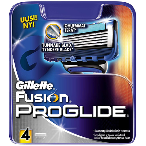 Gillette Fusion Proglide Razor Blades 4 pcs