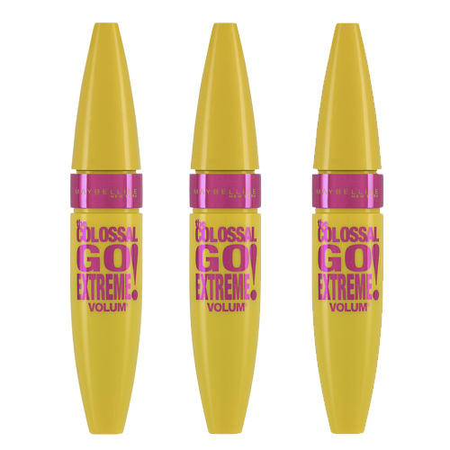 Maybelline The Colossal Go Extreme Mascara Very Black 3 x 10.7 ml