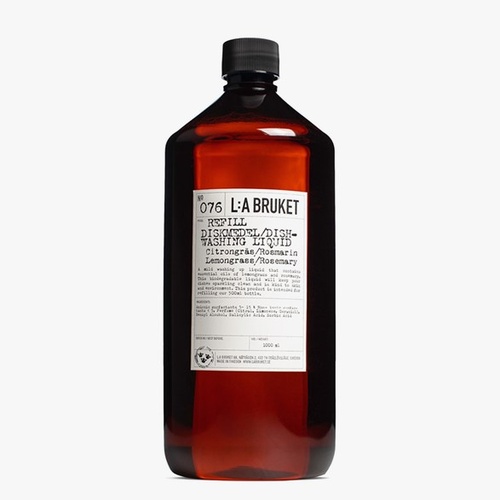 La Bruket 076 Diskmedel Citrongräs Rosmarin Refill 1000 ml