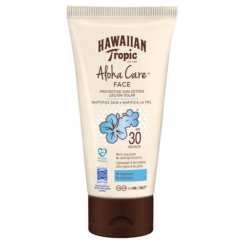 Hawaiian Tropic Aloha Care Face Protective Sun Lotion Spf30