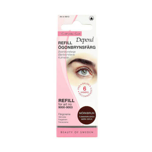 Depend Everyday Eye Ögonbrynsfärg Refill Mörkbrun