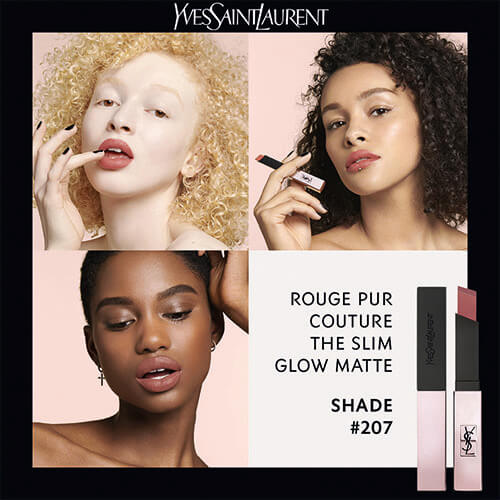 Yves Saint Laurent Rouge Pur Couture Lipstick The Slim Glow Matte 207 2g